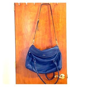 Kate Spade blue leather versatile bag